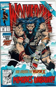 Wolverine #48 (1988 v2) Marc Silvestri Weapon X 1st Mastodon NM
