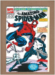 Amazing Spider-man #358 Marvel 1992 Punisher Moon Knight Darkhawk Nova NM- 9.2