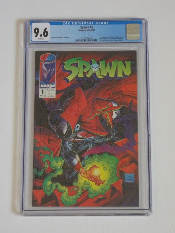 Spawn #1 CGC 9.6; 1st Appearance of Spawn, Wanda Blake, & Malebolgia!!