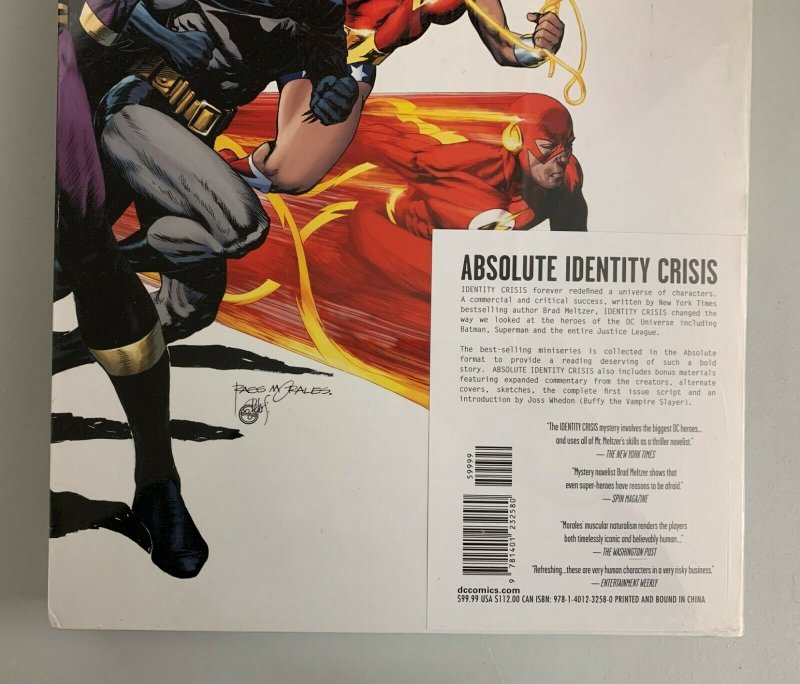 Absolute Identity Crisis Hardcover Oversized Slip Cover (DC 2011) Brad Meltzer