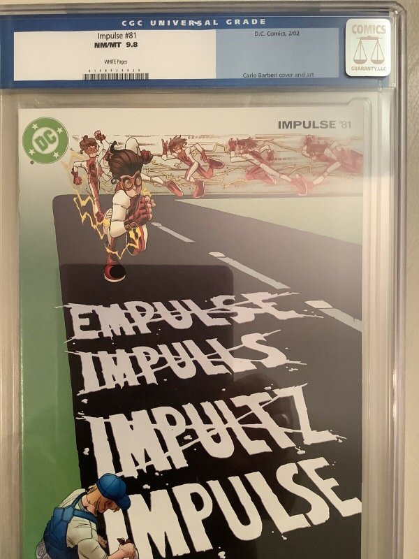 IMPULSE #81 CGC 9.8 (1995 DC Comics)