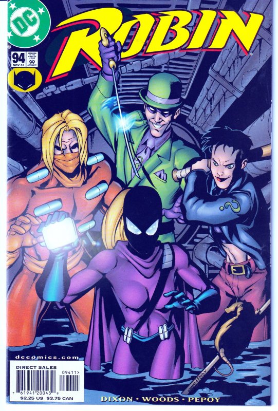 Robin(vol. 1)#72,90,91,92,93,94,96-97,100 Batman,No Man's Land,King Snake,Kobra!