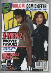 WIZARD #140 Magazine, NM, Wolverine, Sealed, 2003, with swag, X-Men