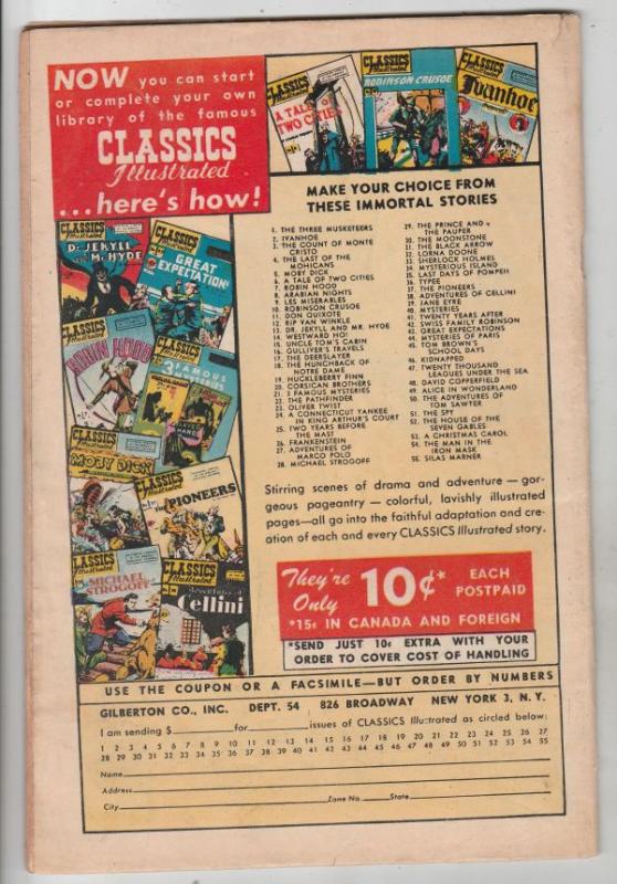 Classics Illustrated #57 (Sep-56) FN- High-Grade Hiawatha