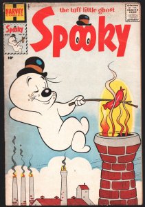 Spooky #27 1960-Harvey-Hot Dog cover-Wendy and Nightmare appear