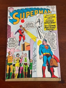 Superman # 168 VF- DC Silver Age Comic Book Smallville Batman Flash Lantern J999