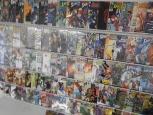 Huge Lot 120+ Comics W/ Superman, Spider-Man, Eternal Warrior+ Avg VF- Condition