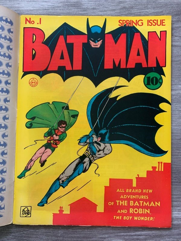 1975 FAMOUS FIRST EDITION DC Treasury F-5 FN+ 6.5 Batman #1 Reprint