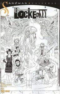 Locke & Key Sandman Hell & Gone #1 1:10 Rodriguez B&W Variant IDW 2021 EB114