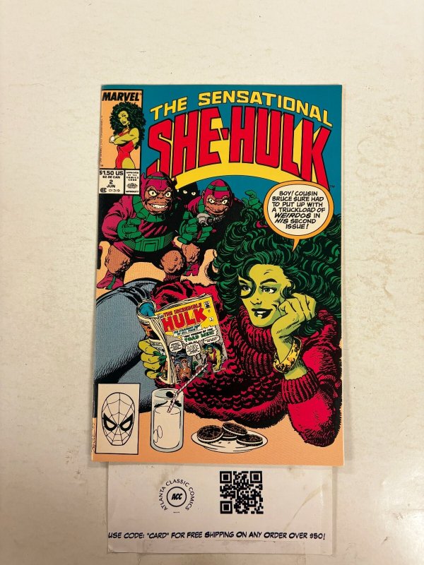 Sensational She-Hulk #2 NM Marvel Comic Books John Byrne Toad Men 14 HH87