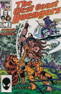 West Coast Avengers #3 FN ; Marvel | Kraven the Hunter