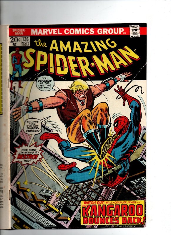 Amazing Spider-Man #126 - Kangaroo - 1973 - FN/VF