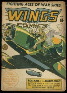 Wings--#33--1943--COMIC BOOK--Fiction House--VG