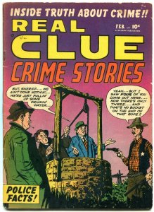 Real Clue Crime Stories Vol.5 #12 1951- Golden Age comic VG