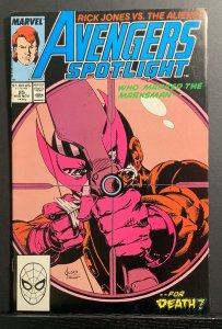 Avengers Spotlight #25 (1989) Hawkeye & Rick Jones