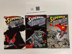 3 Superman The Doomsday Wars Complete DC Comics Book 1 2 3  50 NO10