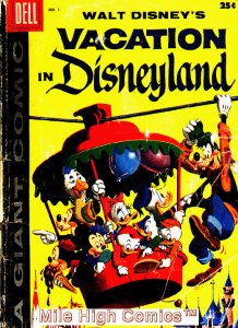 VACATION IN DISNEYLAND (1958 Series) #1 Fine Comics Book