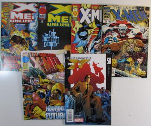 X-Men Lot 6 #Amz 2, Uncanny Ann. 18, '96, Ultimate 58, Unlimited 13, 14 Marvel