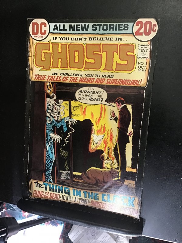 Ghosts #8 (1972) To kill a tyrant, Joe Stalin! Mid-high-grade! FN/VF. Wow!