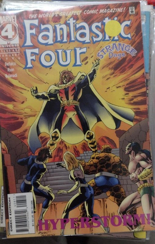 Fantastic Four  # 408 1996  MARVEL   strange days hyperstorm