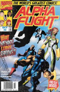 Alpha Flight (2nd Series) #3 (Newsstand) FN ; Marvel