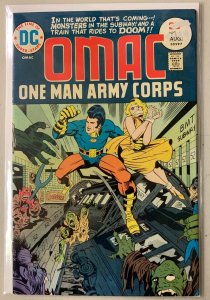 Omac #6 DC cover abrasion on price 1st Series 3.0 GD (1975)