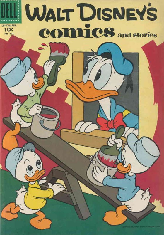 Walt Disney's Comics and Stories #192 GD ; Dell | low grade comic September 1956