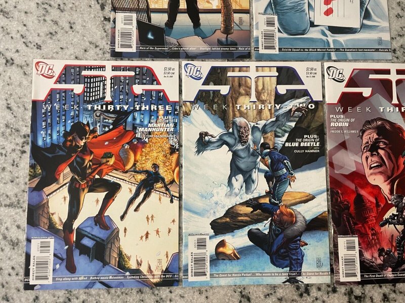 5 52 DC Comic Books # 31 32 33 34 35 Batman Superman Flash Atom Aquaman 68 J854
