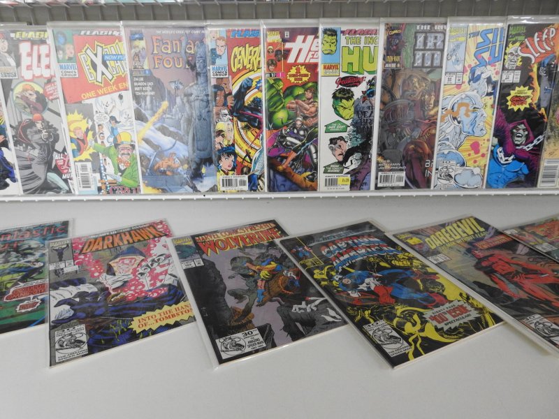 Huge Lot 130 Comics W/ Captain America,  X-Men, Venom+ Avg VF+ Condition