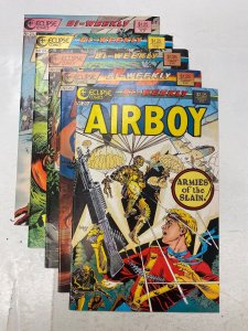5 Airboy ECLIPSE comic books #23 24 25 26 29 23 KM41