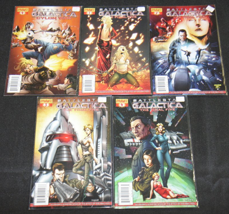 Dynamite BATTLESTAR GALACTICA TITLES 64pc Mid-High Grade Comic Lot VF-NM Variant