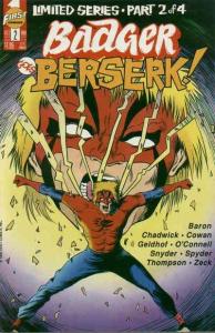 Badger Goes Berserk #2 VF ; First | Mike Baron