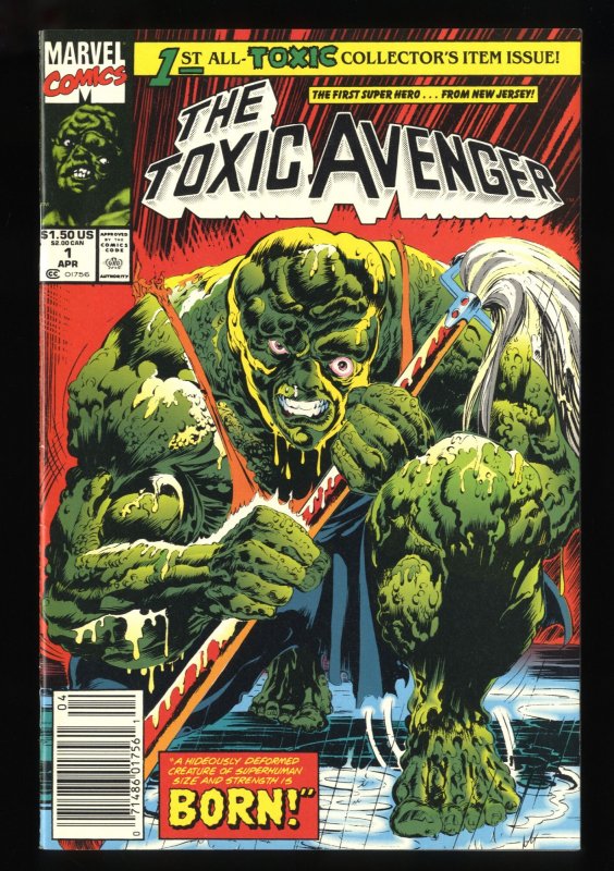 Toxic Avenger #1 VF+ 8.5 Newsstand Variant