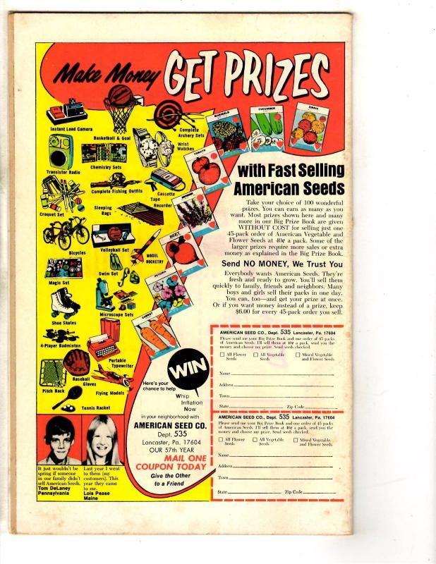 Ghost Castle # 1 VG/FN Range DC Comic Book Horror Mystery Fear Scary Monster PP1