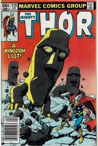 Thor #318 (1966 v1) Gil Kane Loki Newsstand VF