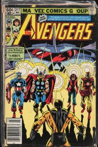The Avengers #217 (1982) The Avengers