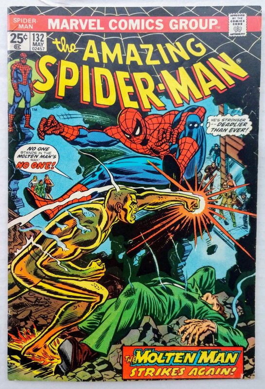 The Amazing Spider-Man #132 (FN/VF)(1974)