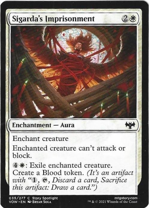 Magic the Gathering: Innistrad - Crimson Vow - Sigarda's Imprisonment