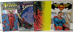 Superman Lot 4 #Action 865, Adv. 474, Convergence, Trinity 1 2008 DC Comics