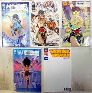 Wonder Woman Lot of 5 #Evolution 1, 7, 5 B, 1984 1, Blank 1 (2022) DC 9.4 Comics