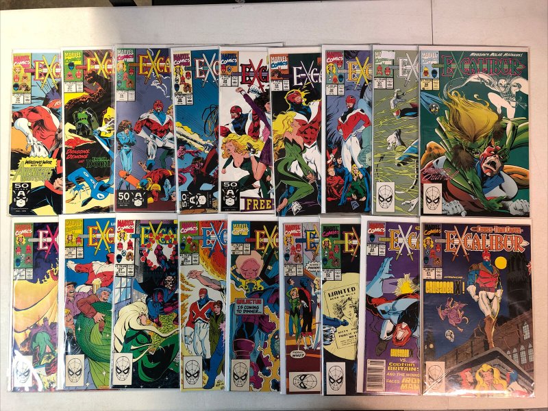Excalibur (1988) #1-38 (VF/NM) Complete Starter Set Run Captain Britain Marvel