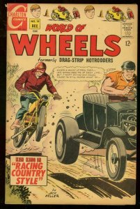 WORLD OF WHEELS #18 1967 CHARLTON MOTORCYLE COVER VG