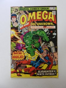 Omega the Unknown #2 (1976) vs Incredible Hulk! Great Read! MVS Intact! VG!