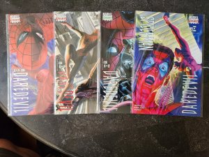 Daredevil Spider-Man #1-4 (2001) VF/NM Full Set Alex Ross Covers Marvel Comics
