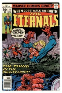 The Eternals #16 1st App.Dromedan the Brain-Snatcher 1977 Jack Kirby Hulk KEY VF