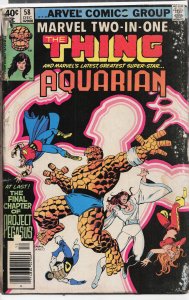Marvel Two-in-One #58 (1979) Aquarian [Key Issue]