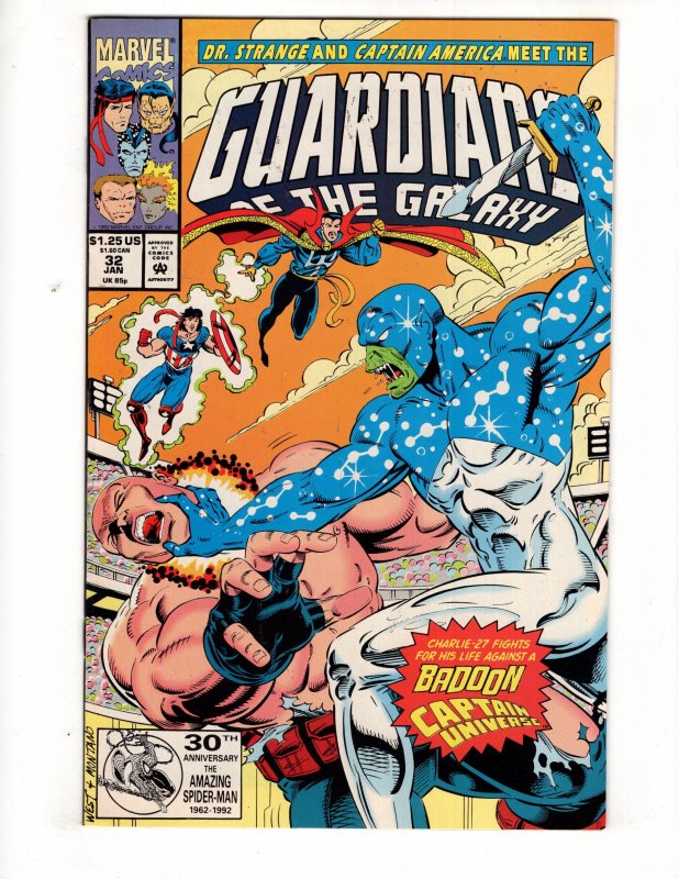 Guardians of the Galaxy #32 (1993) VF/NM CAPTAIN UNIVERSE DR STRANGE / ID#331-B