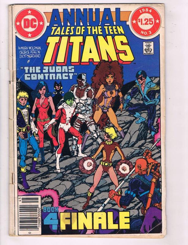 Teen Titans Annual # 3 VG DC Comic Book Robin Cyborg Raven Flash J74