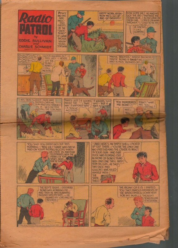 El Paso World News Comic Section 12/1/1935-newsprint-Gasoline Alley-Jefferson...