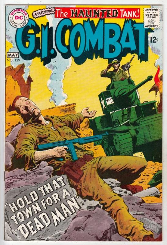 G.I. Combat #129 (May-68) NM- High-Grade The Haunted Tank